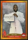 LEBRON JAMES 2023-24 TOPPS CHROME 2003-04 TIME MACHINE 40K ORANGE REFRACTOR 2/25
