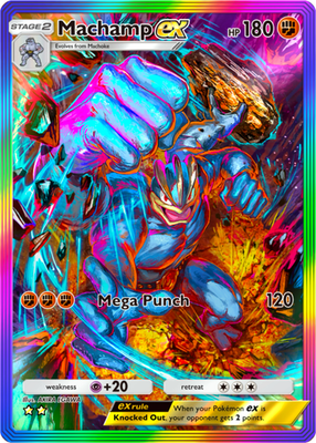 #ad #ad Pokemon Pocket TCG Card 2 Star Full Art Rainbow Machamp EX Genetic Apex DIGITAL $4.99