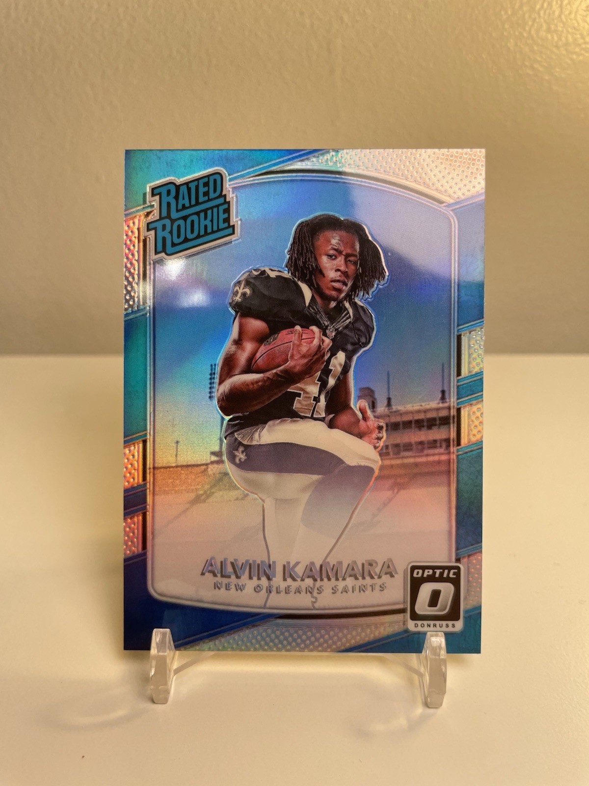 2017 Donruss Optic - Rated Rookie Alvin Kamara #199 Holo Prizm (RC)