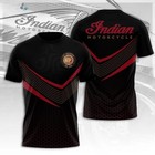 Indian Motorcycle 125th Anniversary 3D T Shirt Premium Printed Biker Tee