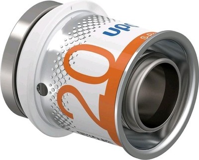 Uponor Endstück S-Press PLUS aus Messing, verzinnt 20mm