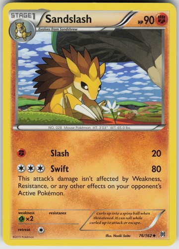 Alolan Sandslash Rare SM - Guardians Rising 20/145 NM