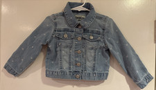 OshKosh B'gosh Toddler Girl Heart Denim Jacket - Blue 2T
