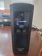 CyberPower CP1500AVRLCD 900W 1500VA Intelligent LCD UPS AVR Mini Tower - Black