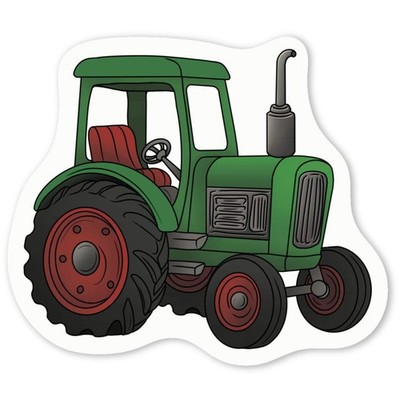 Aufkleber Sticker ''Grüner Traktor'' (DW051740)