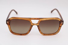 WMP Sydney Brown Aviator 1099 Polarized Sunglasses 54-20-149