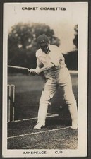 PATTREIOUEX-FAMOUS CRICKETERS 1926 (C1-96 PRINTED)-#18- LANCASHIRE - MAKEPEACE