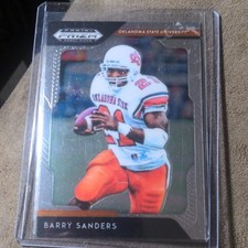 2019 Panini Prizm Draft Picks Barry Sanders #13 Oklahoma State Cowboys Football