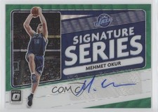 2020 Panini Donruss Optic Signature Series Green Wave Prizm Mehmet Okur Auto 1u6