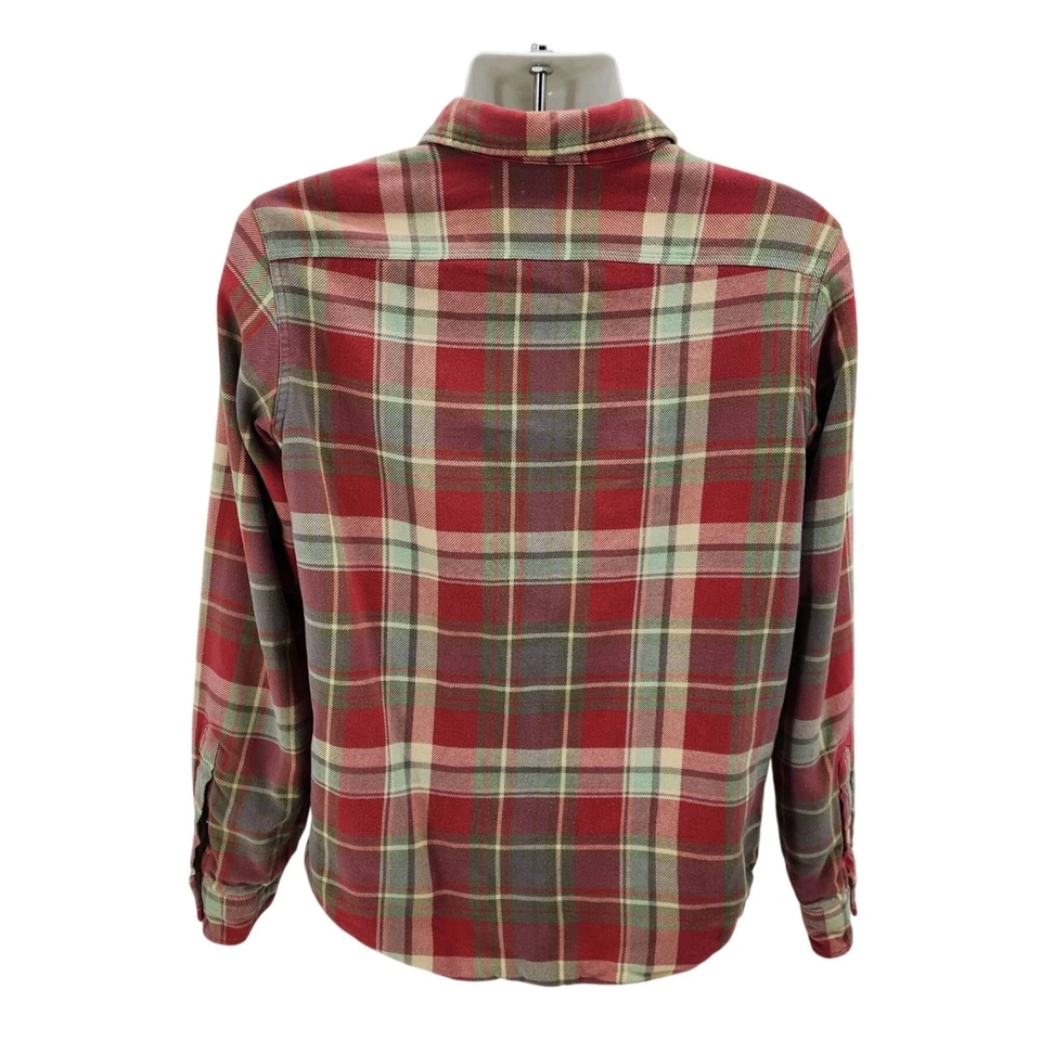 Polo Vintage Por Ralph Lauren Para Hombres Camisa Mediana Franela Forrada Térmica Multicolor Foto 4 de 4