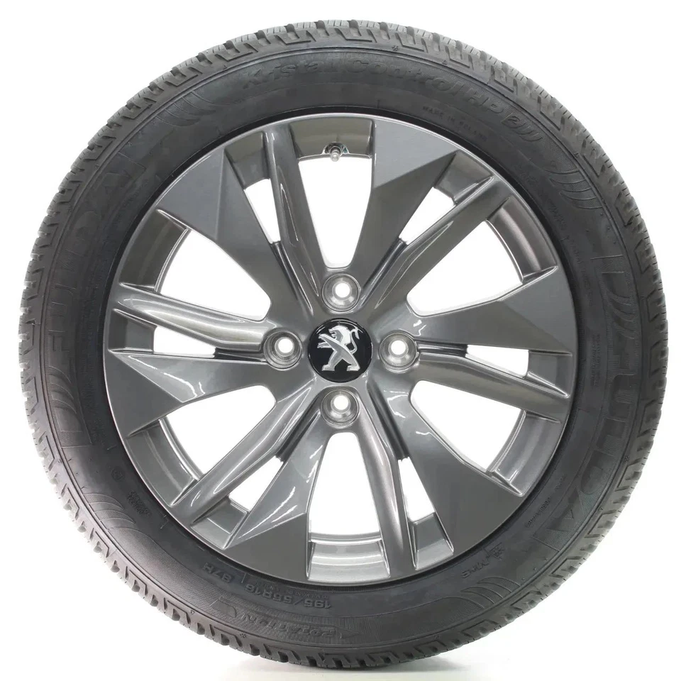Peugeot 208 II UB Winterräder Vielspeiche Grau Fulda 195/55R16 DOT21 9828185580 - Bild 4 von 4