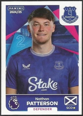 PANINI 2025 PREMIER LEAGUE - #232 - EVERTON & SCOTLAND - NATHAN PATTERSON