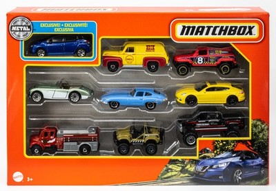 2022 Matchbox 9-Pack w/Exclusive Nissan Leaf DEEP BLUE PEARL | '55