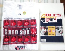 2 New Other 2007 MLB Red Sox World Series T Shirt VF Imagewear & ALCS Program