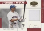 2003 Leaf Certified Materials - Alex Rodriguez #FG-10