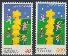 S52824 ARMENIE MNH** 2000 EUROPA CEPT 2V