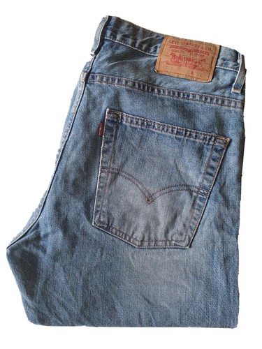 Jeans Levis 507 W 34 L 32 Vintage Blu Denim Rosso Scheda Bootcut Fit (46) |  eBay