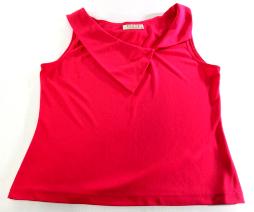 D.I.O Collared Singlet Shirt Girls Size 14 Hot Pink Australian Made Polyester - Picture 12 of 14