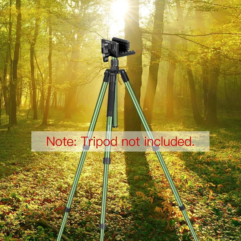 Cabezal de reposapiés de abrazadera de sillín de tiro Manbily para trípode de caza EE. UU. Foto 4 de 4