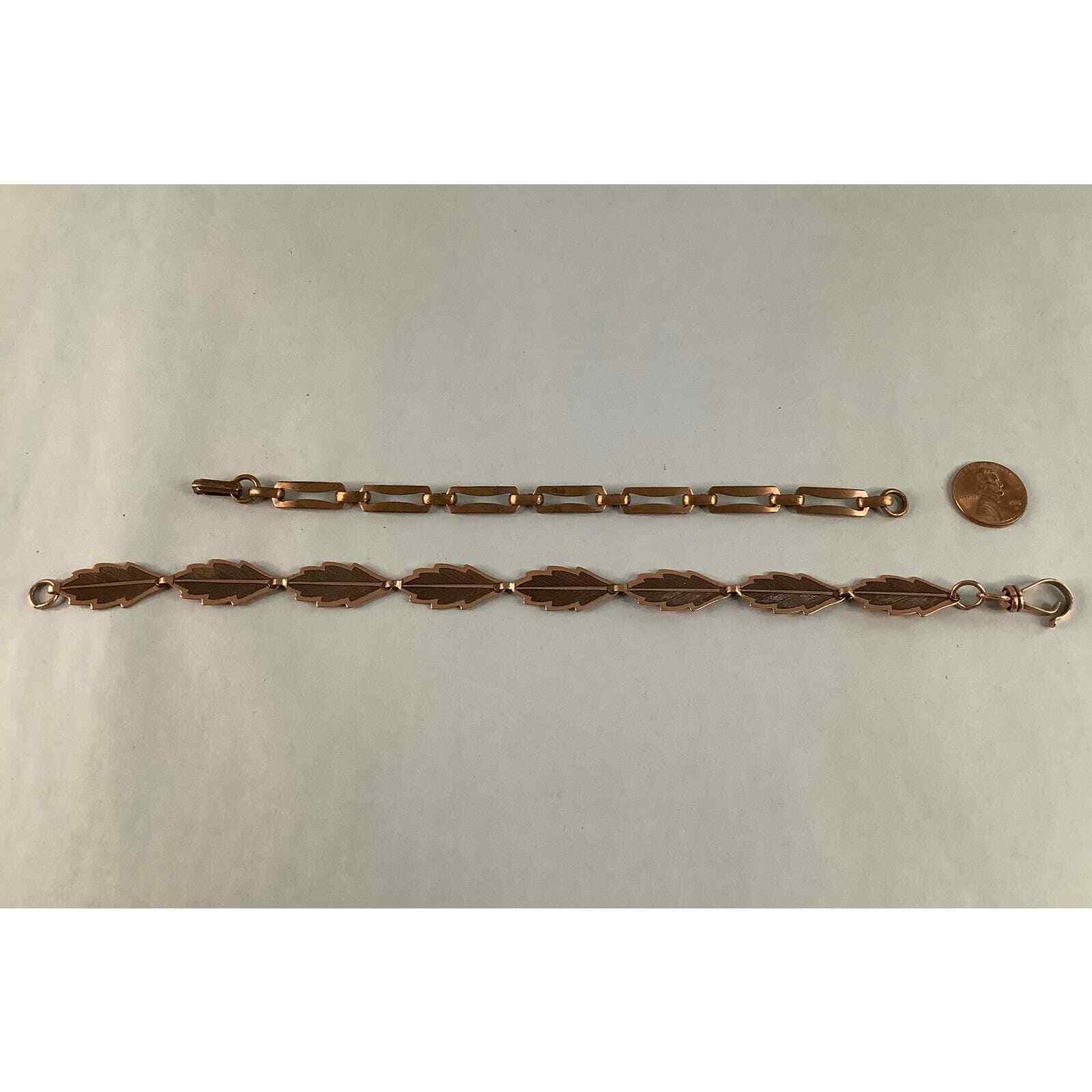 Solid Copper Bracelets, Set of Two - image 6