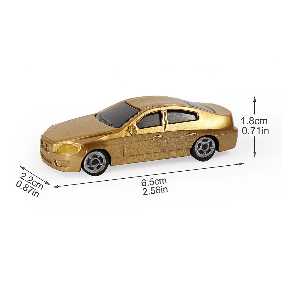 20pcs OO Gauge Model Car Vehicles Plastic 1:76 Building Train Scenery C75 - Image 4 of 4