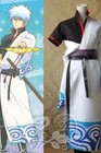 NEUF Anime GINTAMA Sakata Gintoki Cos costumes kimono pantalons hauts ensemble complet uniforme