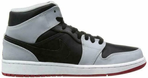 Jordan 1 Mid Red Grey