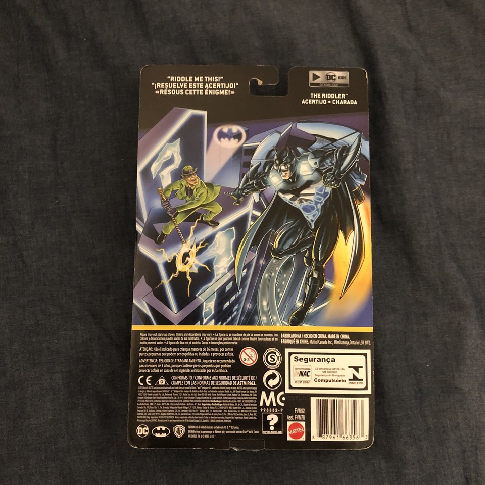 Mattel Batman Missions Batman The Riddler Riddle Me This Error Batgirl ...