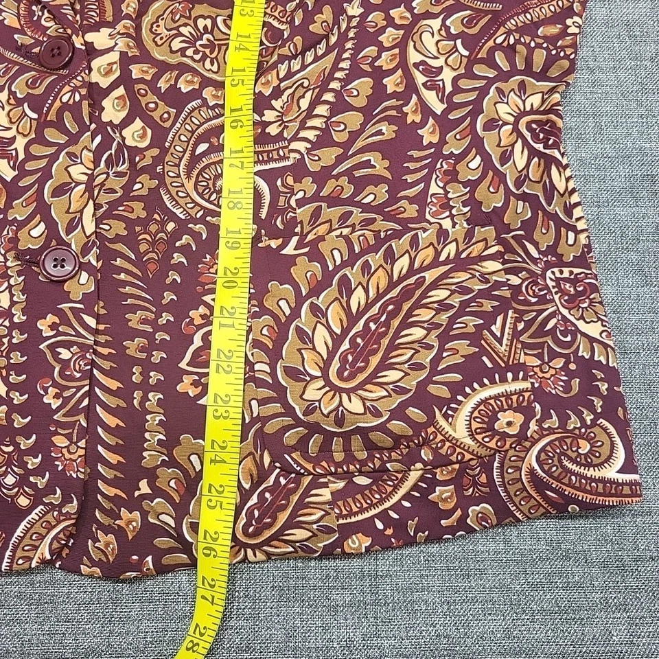 Blazer Joan Rivers Jersey Cachemira Tejido Mangas 3/4 con Bolsillos 3X Chaqueta Talla Grande Foto 3 de 4