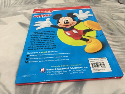 Disney Mickey & Friends: Look and Find by Pi Kids: New F8