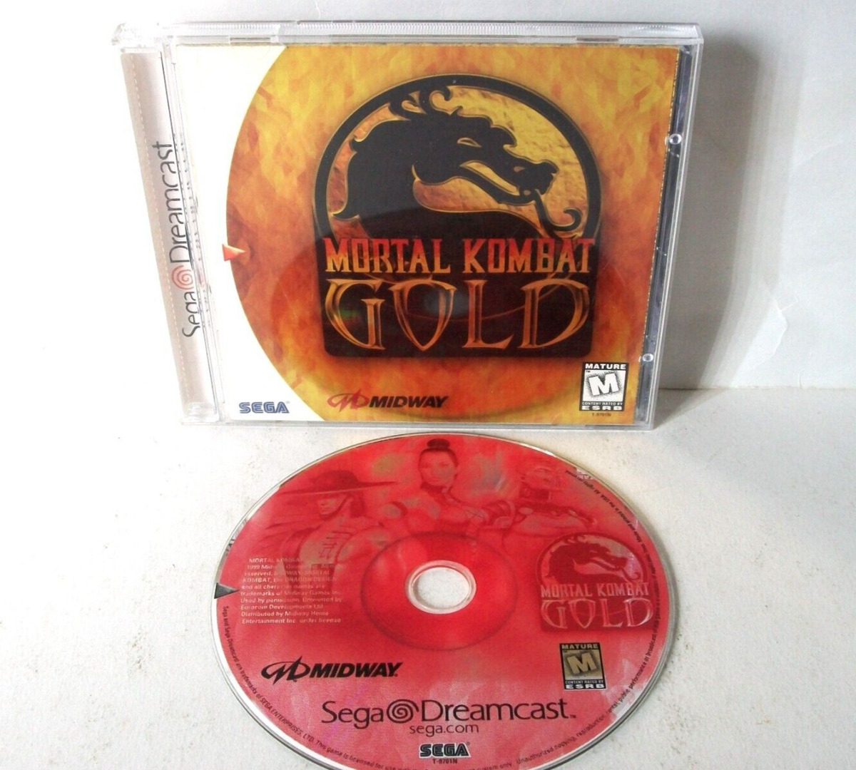 Mortal Kombat Gold (Dreamcast) Arcade as Sektor 