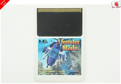 THUNDER BLADE Hu Card Sega NEC PC Engine Card Only From Japan