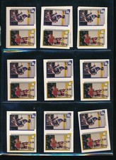 Lot (12) 1988-89 O-Pee-Chee Stickers #9 #138 Rick Vaive Thomas Steen (HO4) SWSW6