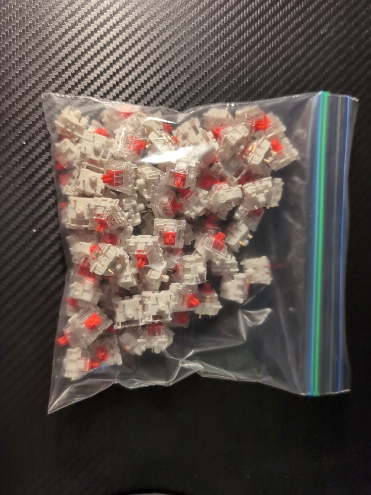 86 Gateron Red Linear Key Switches for Smooth Typing Experience