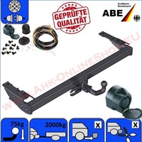 AHK & ES13 FüR Volvo S80 Stufenheck 1998-05 AnhäNgerkupplung Mit E-Satz Komplett