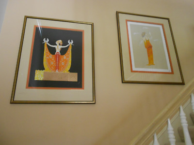 ERTE SERIGRAPH:LOVE & BEAUTY SUITE ''APHRODITE & VENUS'' SIGNED, NUMBERED FRAMED