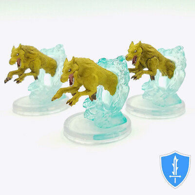 Blink Dog x3 - Wild Beyond the Witchlight #16 D&D Icons of Realms Miniature