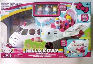 hello kitty airplane playset