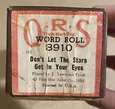 QRS Player Piano Roll #8910 - Don’t Let The Stars Get In Your Eyes
