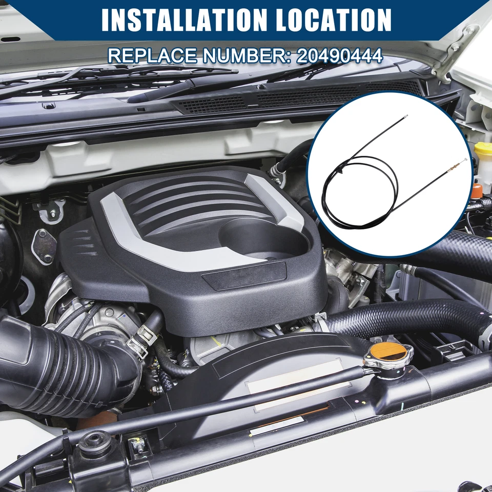 Cable de liberación del capó del camión para Volvo VNL VNM 2004-2018 para Volvo VN 2004 20490444 Foto 2 de 4