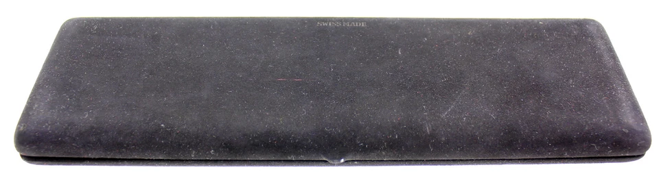 ORIGINAL CORUM  ETUI in SCHWARZEM SAMT für ARMBANDUHREN - ca. 60/70er JAHREN  - Bild 4 von 4