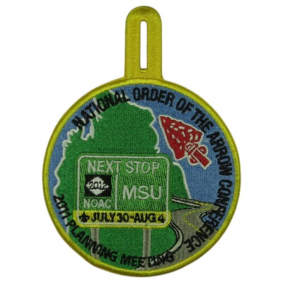 2011 OA National Planning Meeting Michigan State Flap YEL Bdr (LX452)