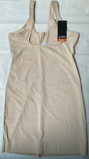 NWT CUPID FINE SHAPEWEAR FIRM CONTROL TORSETTE BODY SLIP NUDE 2240 2XLARGE