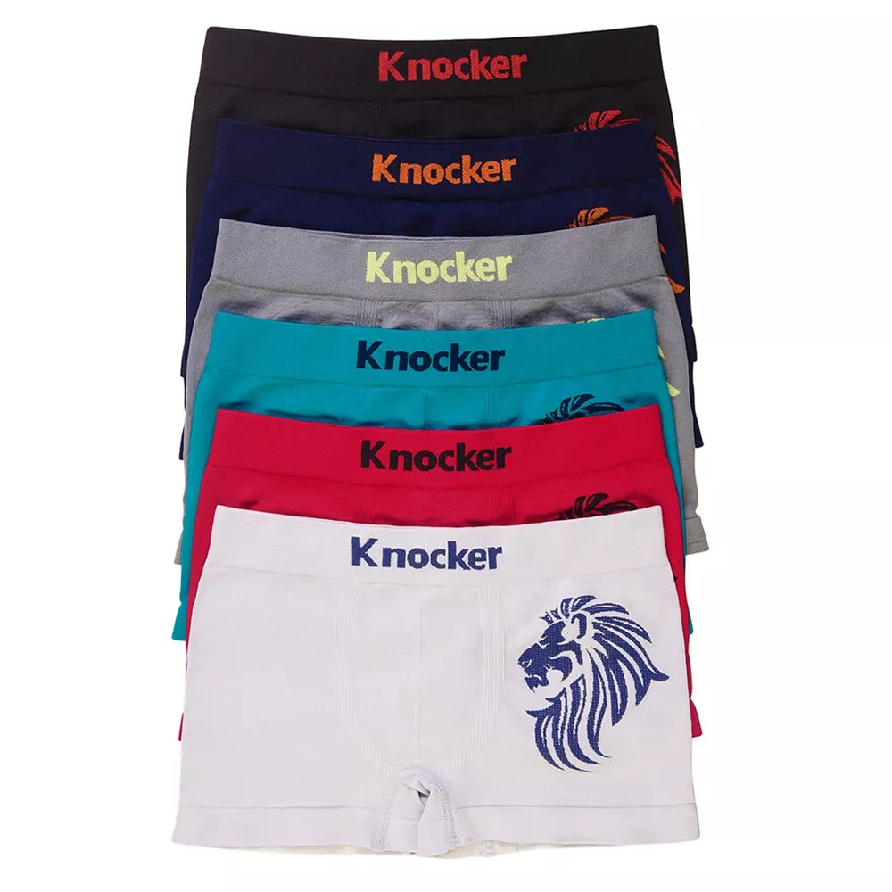 6pc Aldaba Ni os sin Costuras Comodidad B xer Ropa Interior No