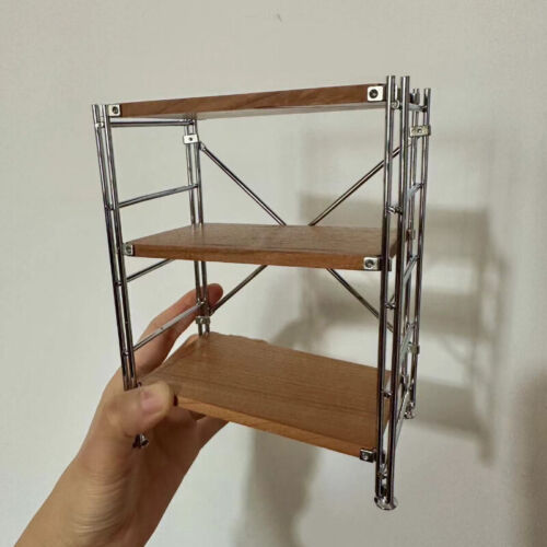 1/12 Scale Dollhouse Miniatures Storage Rack Wooden Furniture Accessory Model - Afbeelding 1 van 9