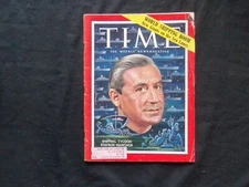1956 AUGUST 6 TIME MAGAZINE - SHIPPING TYCOON STAVROS NIARCHOS - T 1549