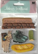 Jolee's Boutique 3D Stickers GRAND CANYON Family Trip Theme 81369 FAST FREE SHIP