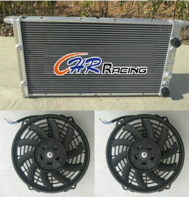 Aluminum Radiator+FANS For 1994-1998 Volkswagen VW Golf MK3 GTI VR6 MT