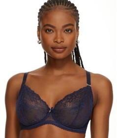 Dita Von Teese NAVY Fiamma Underwire Balconette Bra, US 36C, UK 36C