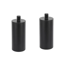 3/8"-16 Female to 1/4"-20 Male Mount Adapter 2" Long 2 Pieces-3744